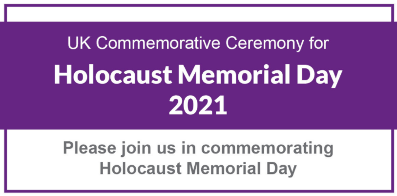 Holocaust Memorial Day 2021 ceremony