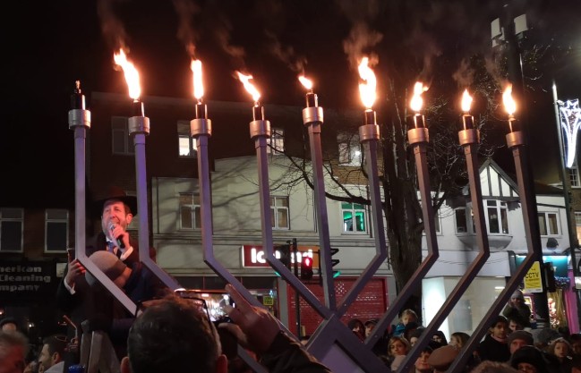 Chanukah in Mill Hill