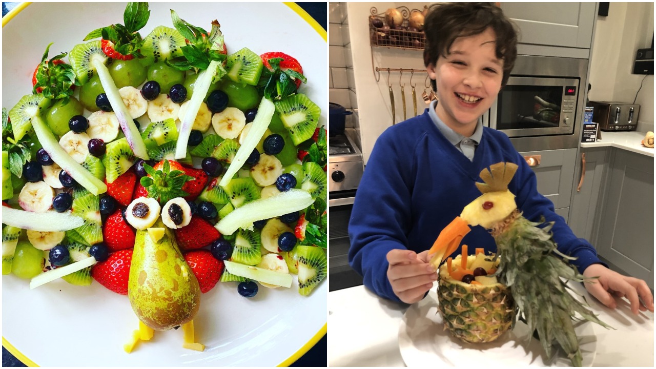 Tribe's fruit carving competition