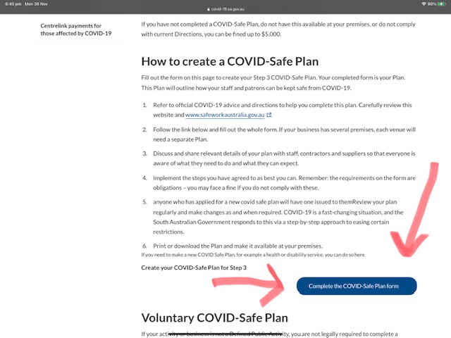 Image on How to create a COVID Safe plan Image on How to create a COVID Safe plan