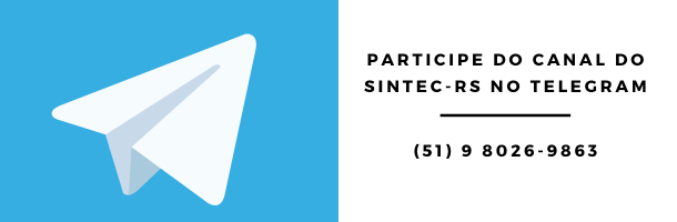 Participe do canal do SINTEC-RS no Telegram