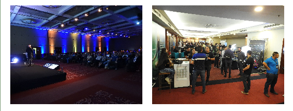 Mais de 80 palestras em 3 audit&oacute;rios