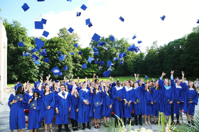 ASP Class of 2019 cap toss