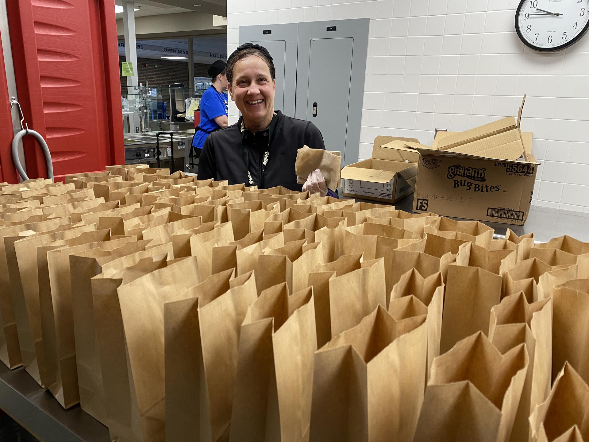 Bagged lunches