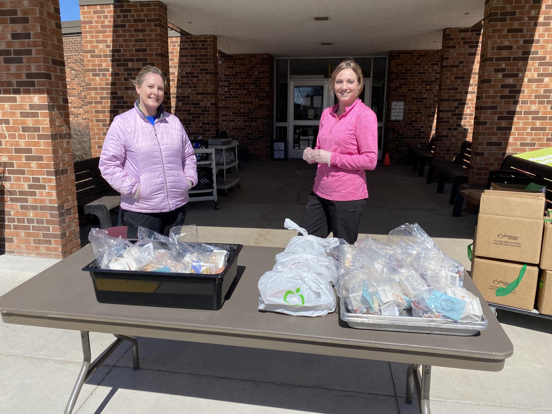 Nutritional Services staff at Hayes Elementary School