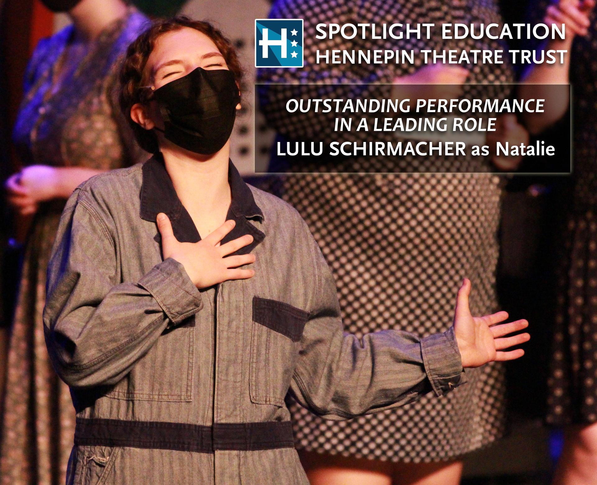 Lulu Schirmacher - Outstanding Performance in Leading Role