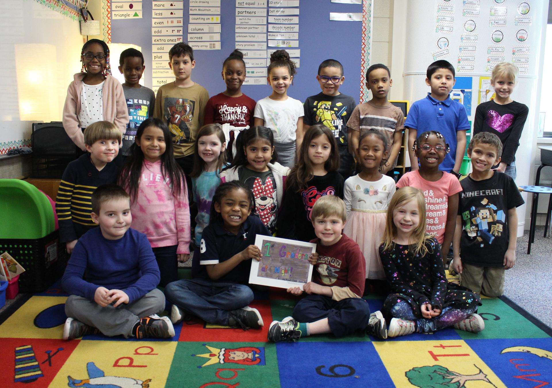 Stevenson Elementary 1st grade class publishes story book