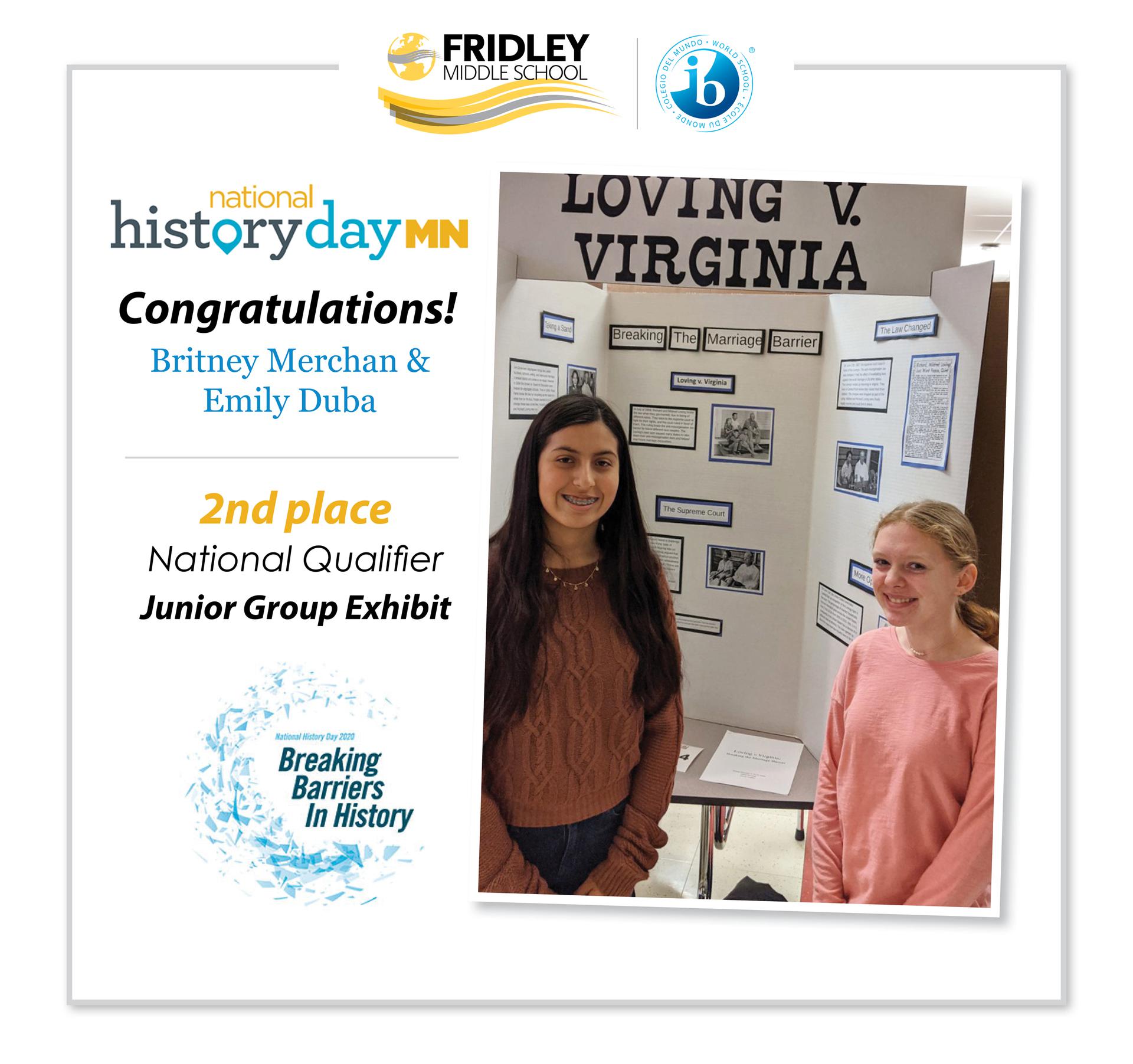 National History Day Winners!