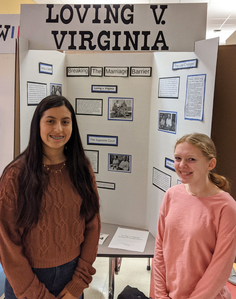 Britney Merchan and Emily Duba - MN History Day state qualifiers