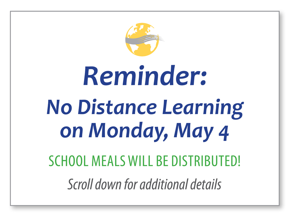 Waterford Schools on X: A friendly reminder: There is no meal distribution  today. We will see you tomorrow when you will receive three days worth of  meals.  / X