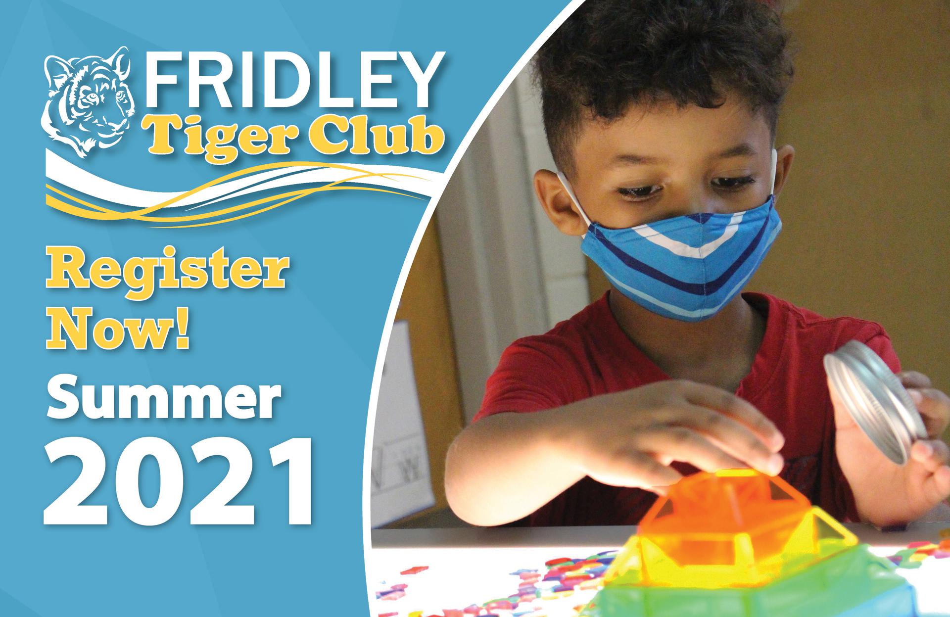 Tiger Club Summer program graphic