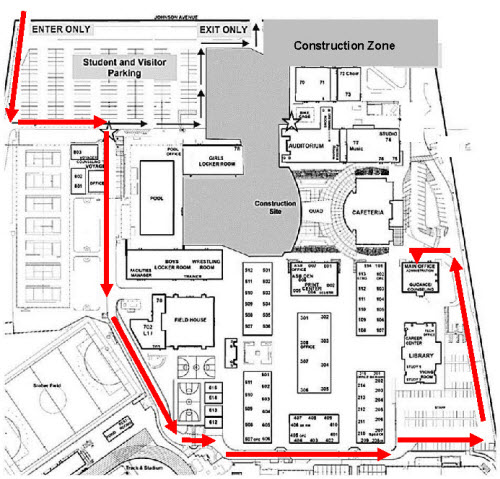 Lynbrook High School Campus Map - Cape May County Map