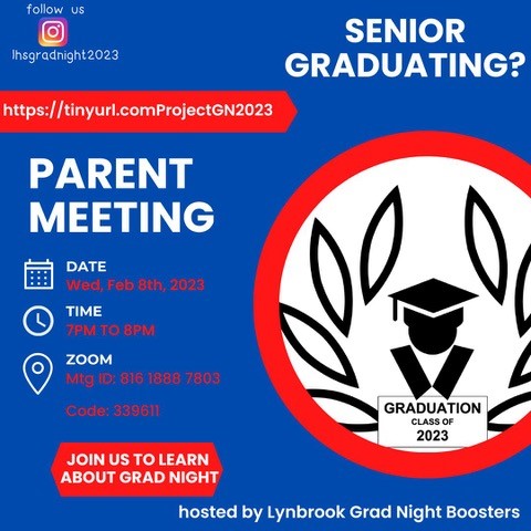 Grad Night Parent Meeting