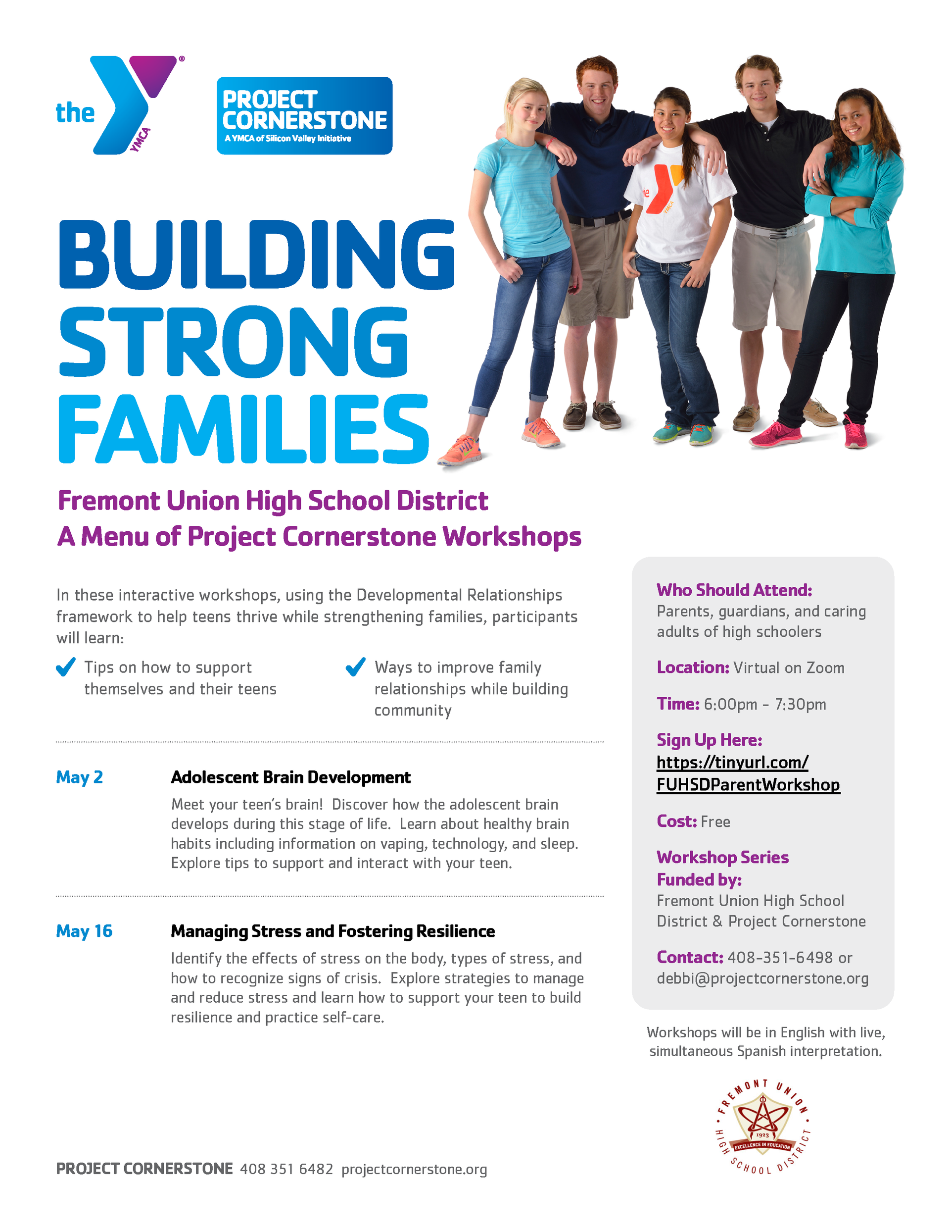Parent Workshop Flyer