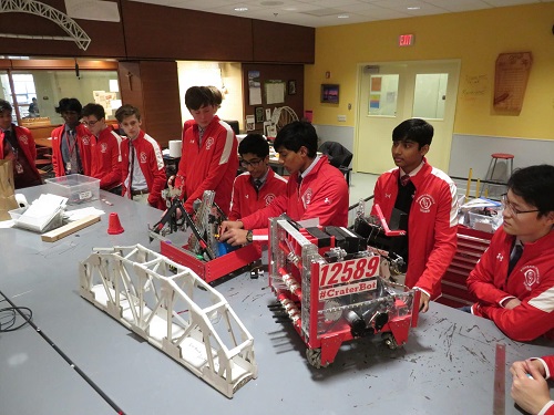 Saint John's High School robotics team