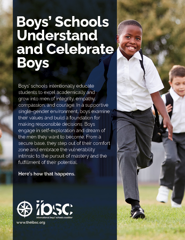 Boys' Schools Understand & Celebrate Boys