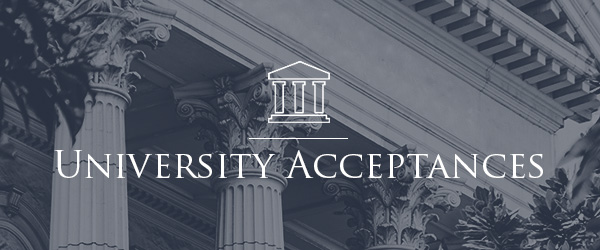 University Acceptances