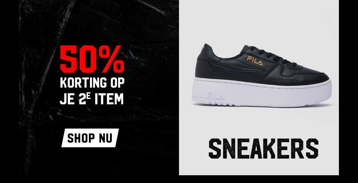 Sneakers - 50% korting op je 2e item