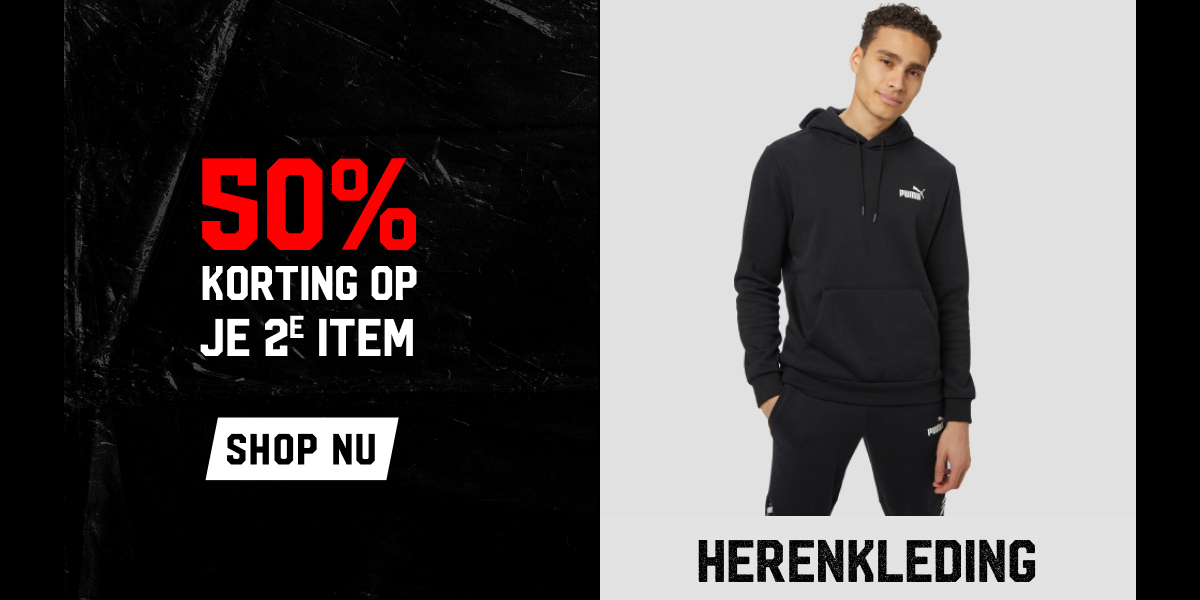 Herenkleding - 50% korting op je 2e item