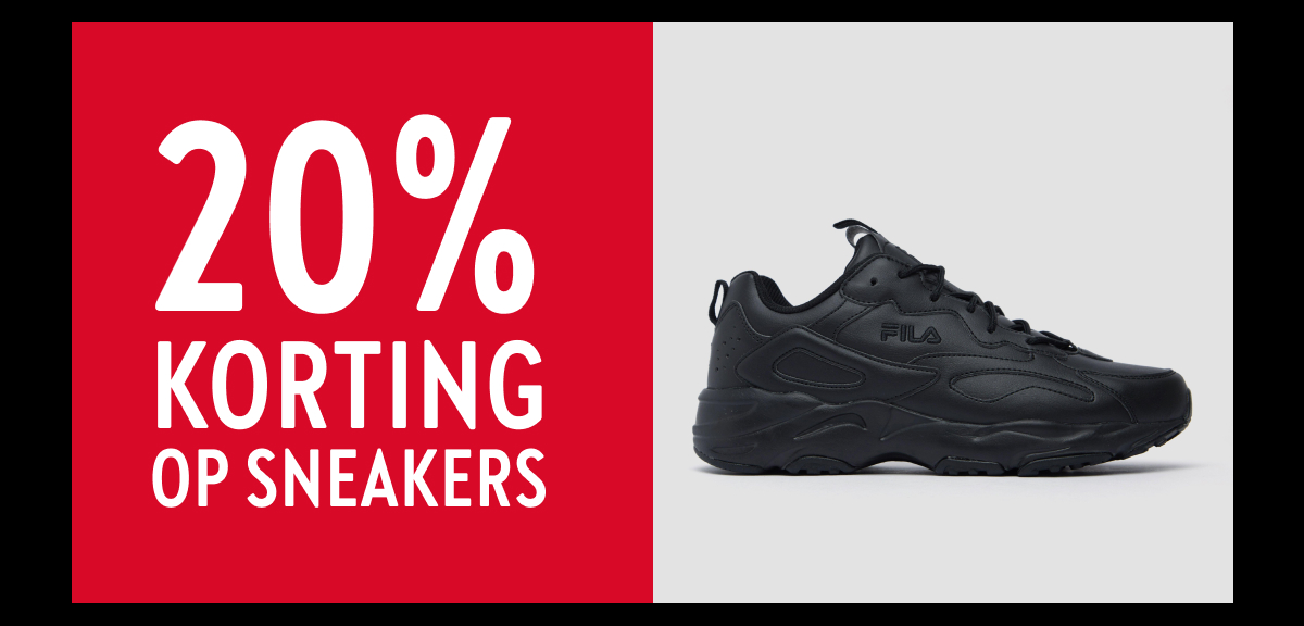 20% korting op Sneakers