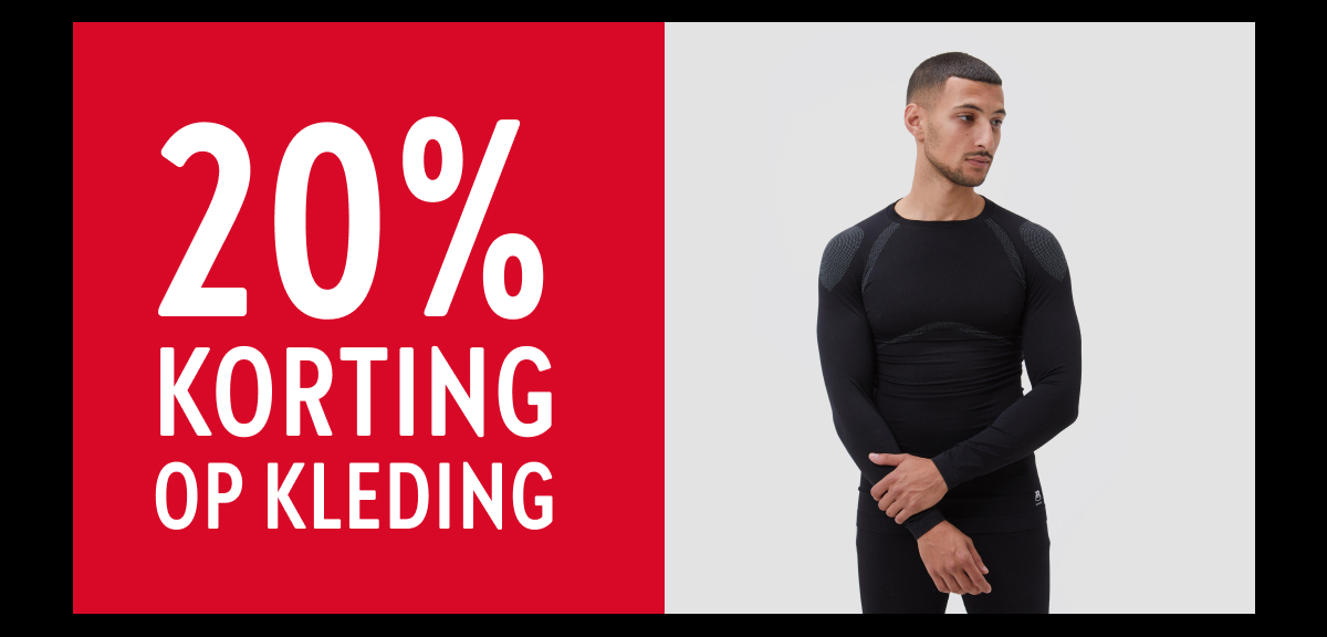 20% korting op Kleding