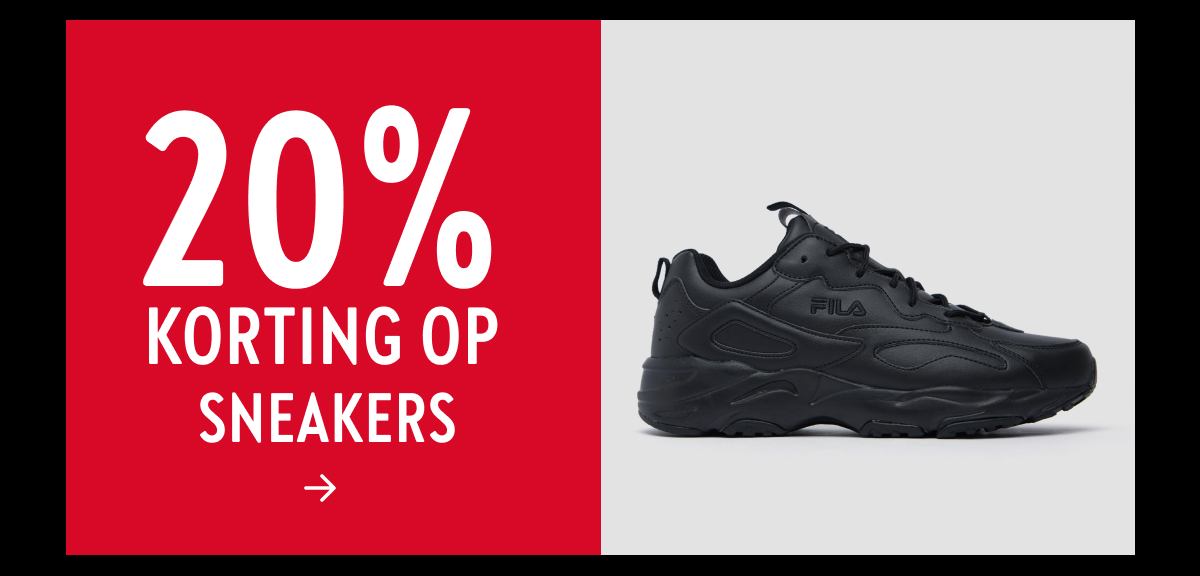 20% korting op Sneakers