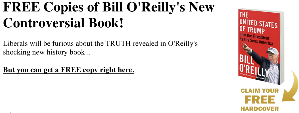 Bill O'Reilly's New Book