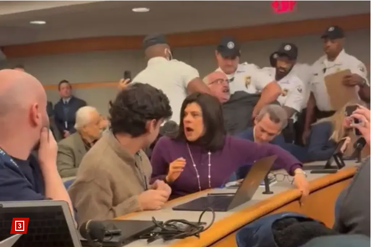 Chaos erupts at Antony Blinken’s final press conference as reporter is forcibly removed: ‘You should be in The Hague!’