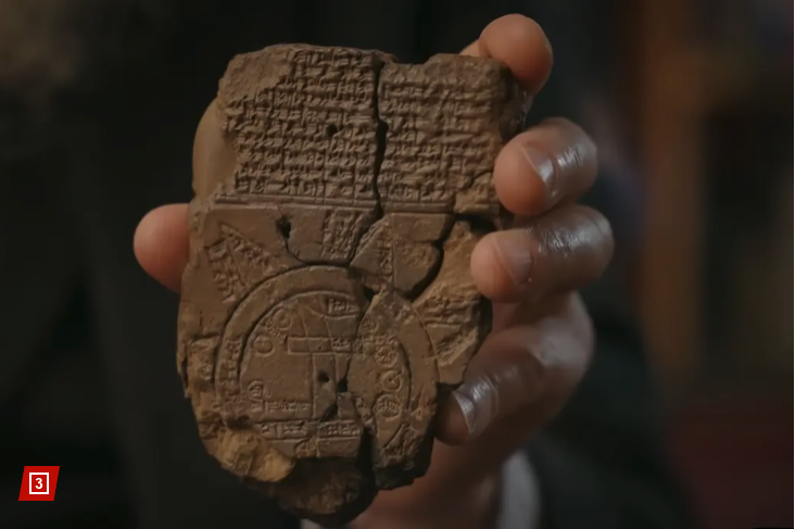 Oldest map of the world on nearly 3,000-year-old Babylonian tablet deciphered to reveal surprisingly familiar story