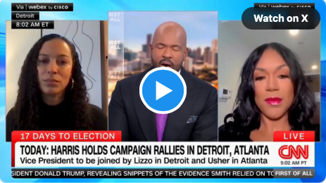 CNN Panelist Says White People Should Be ''Held Accountable'' If They Don't Vote For Kamala