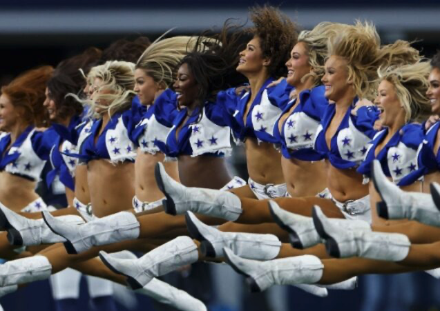 WATCH: Cowboys Cheerleader Hit Directly in the Head by Team’s Own Kicker