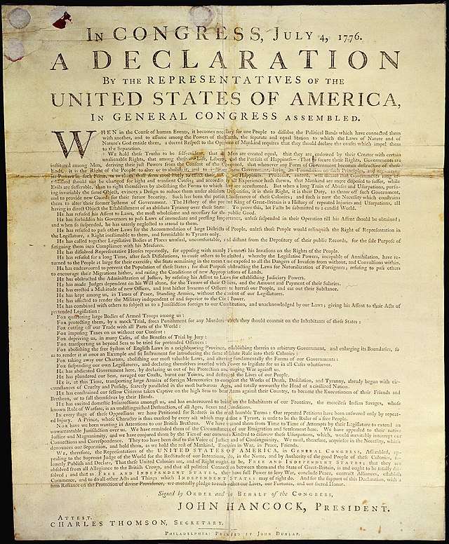 The Declaration Of Independence Defends American Citizenship, Not Abstract Ideas