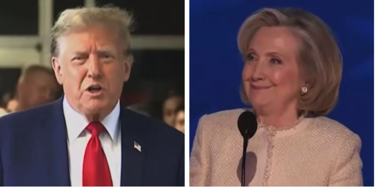 BREAKING: Hillary Clinton smirks and nods as Chicago DNC crowd chants ‘Lock Him Up’