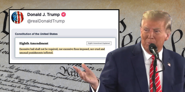 NEW: Trump posts 8th Amendment forbidding 'excessive fines' after $354 million ruling against him