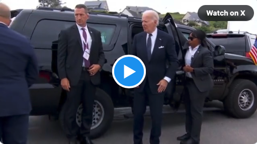 Biden Gets Caught With Embarrassing Hot Mic Moment During D-Day Ceremonies