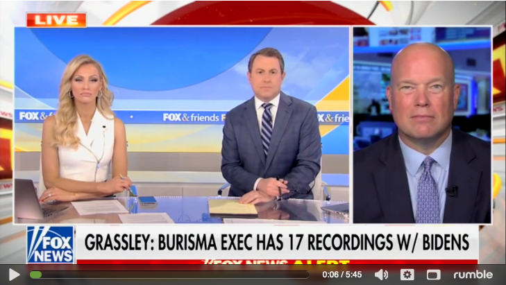Trump: ‘No Coincidence’ DOJ Indicted Me ‘Same Day’ FBI Turns over Doc Alleging Biden Bribery Scheme
