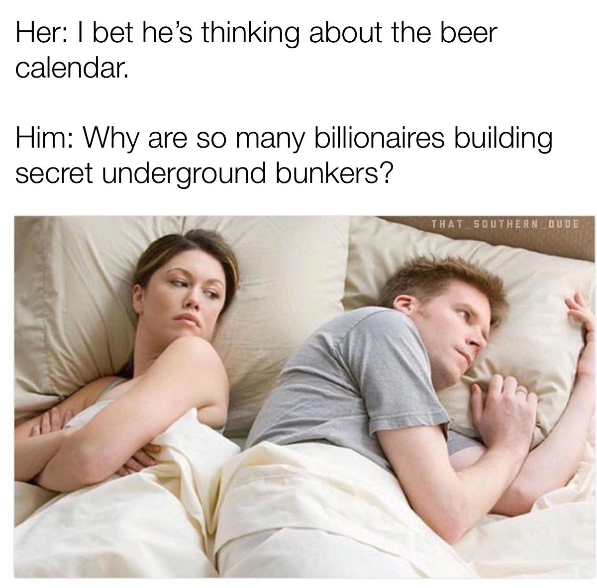 It's pretty suspicious.
