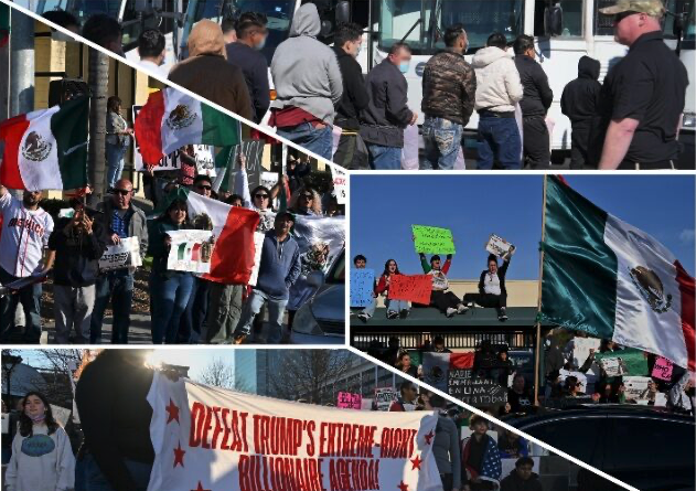 Anti-Trump Deportation Protesters Wave Mexican Flags Across U.S.