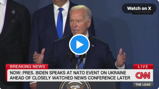 Joe Biden Introduces Volodymyr Zelensky as ‘President Putin’ at NATO Summit