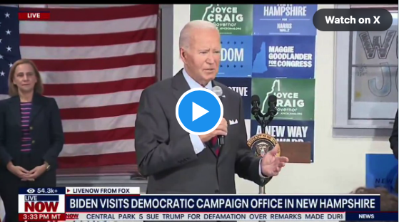 ‘We Gotta Lock Trump Up’ – BREAKING: Biden Says the Quiet Part Out Loud, Calls For Trump to be Jailed 14 Days Before Election (VIDEO)