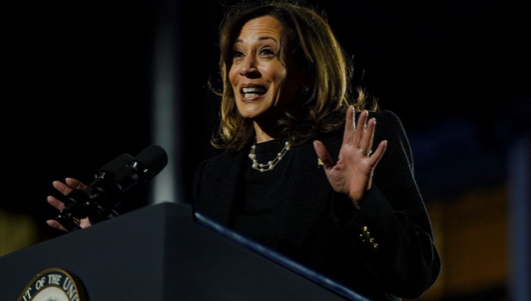 Pathetic: Harris Won’t Speak or Concede Despite Blowout Loss