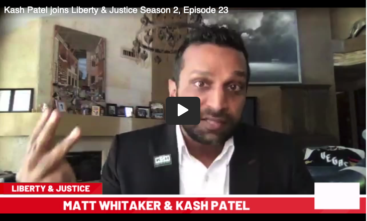 Conservative Hero Kash Patel Joins This Week's Liberty & Justice