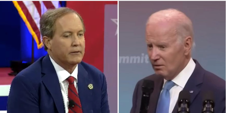 Biden 'clearly in partnership' with human trafficking cartels: Texas AG Ken Paxton at CPAC