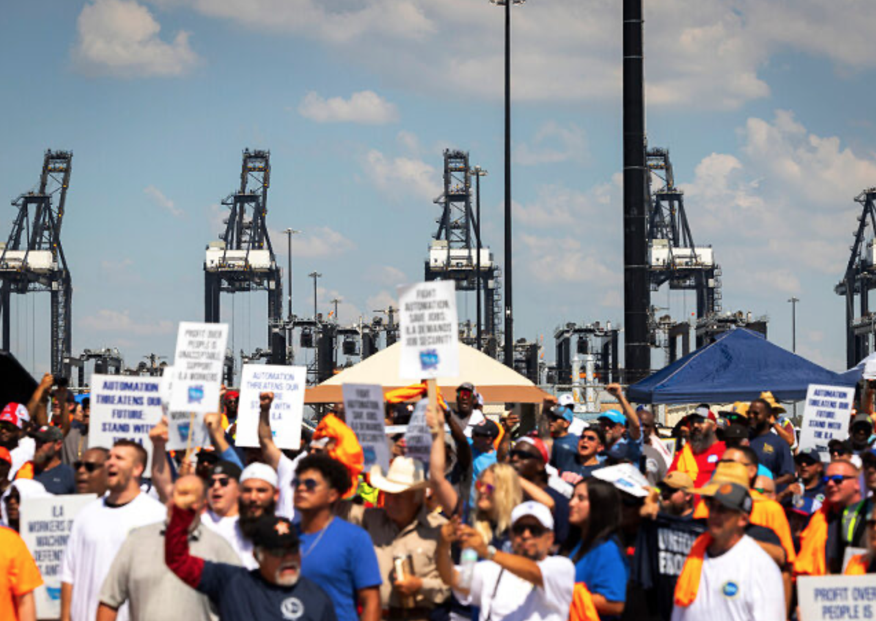 Longshoremen Pause Strike Until January 15, Throw Kamala Harris a Lifeline