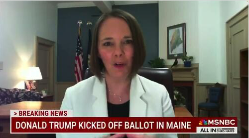 Secretary Of State That Kicked Trump From Maine Ballot Wants 'Better Leaders' In Power To Prevent 'Election Sabotage'