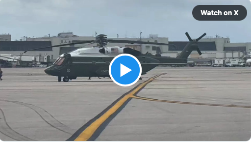 ANOTHER SCARE: Trump Forced to Switch Helicopters After Problem with Wheel (VIDEO)