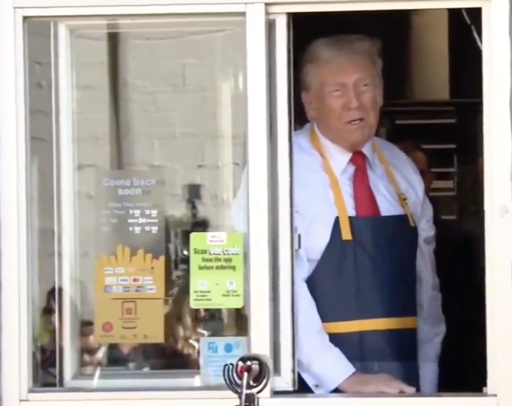 President Trump worked at Pennsylvania McDonald's: '15 minutes more than Kamala'