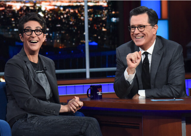 Mean Girls: Rachel Maddow, Stephen Colbert Spread Conspiracies About Republicans Wanting to Get Rid of Elections