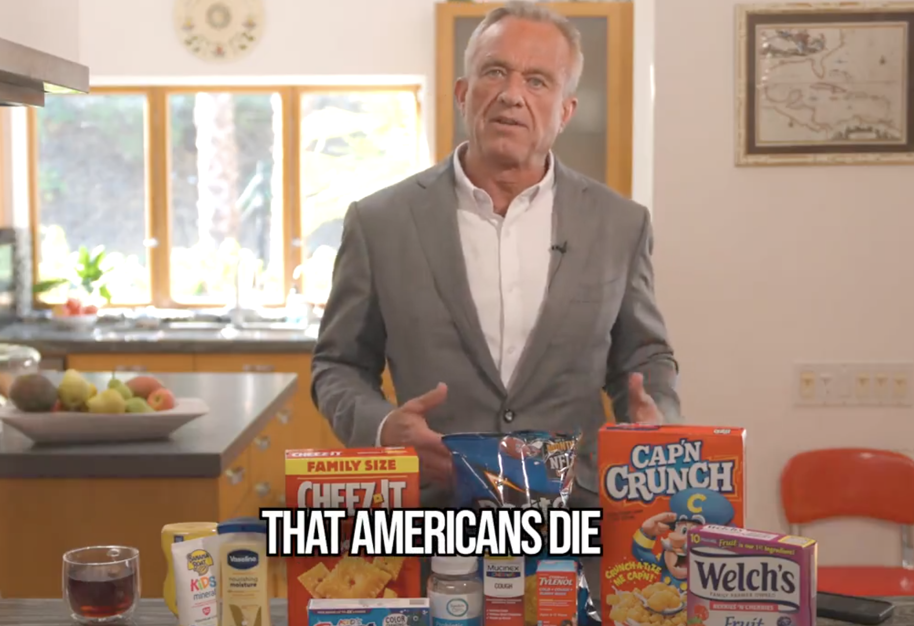Robert F. Kennedy exposes the food industry's use of petroluem-based Yellow Dye #5