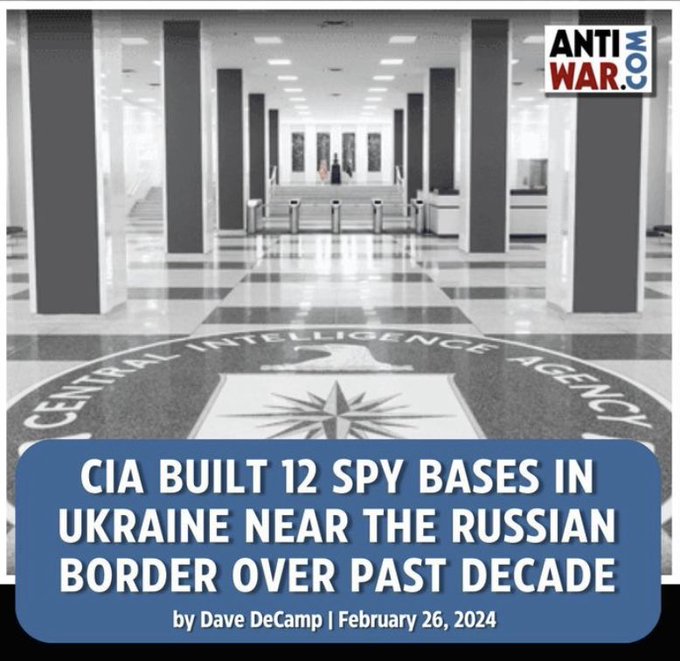 CIA Built ''12 Secret Spy Bases'' In Ukraine & Waged Shadow War For Last Decade